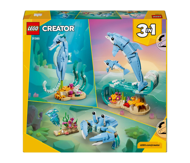 LEGO CREATOR 31385 Zwierzęta morskie: piękny delfin - 1473433 - zdjęcie 9